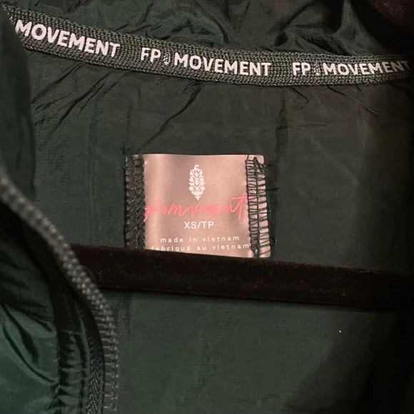 Free People In A Bubble Puffer Vest in Evergreen - Picture 8 of 9